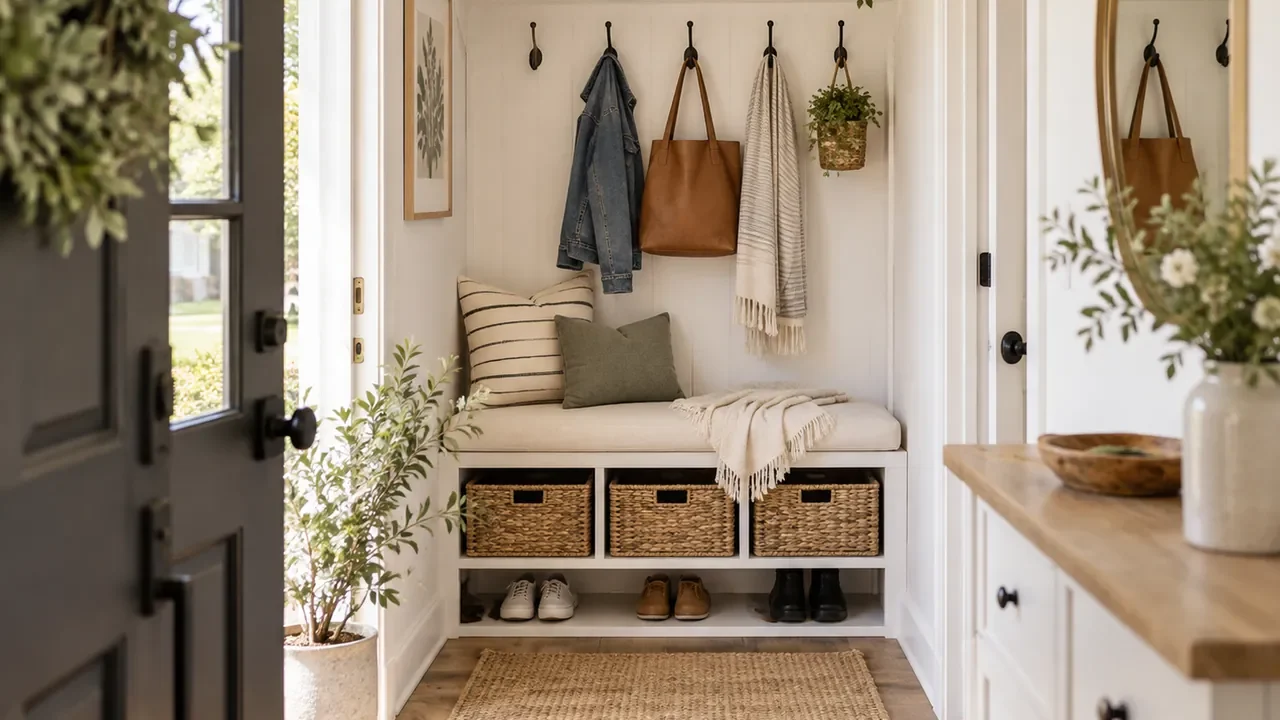 How to Organize a Small Entryway Without Making It Feel Crowded