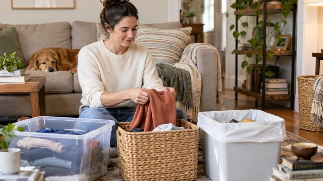 How to Declutter a Room Without Making a Bigger Mess