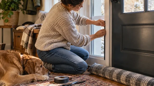 Easy Ways to Stop Drafts Around Doors and Windows