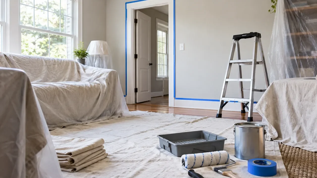 How to Prepare a Room Before Painting