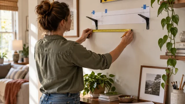 How to Plan Wall Shelves Without Regretting the Placement