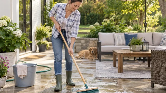 How to Clean and Maintain a Patio Without Damaging the Surface